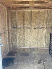 View of storage area