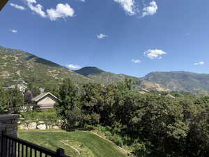 View of mountain backdrop