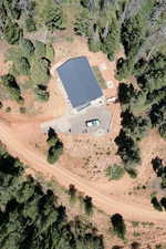 Aerial overview of property's location