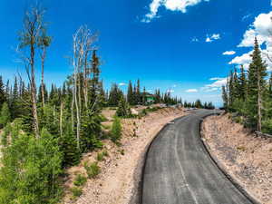 View of asphalt street