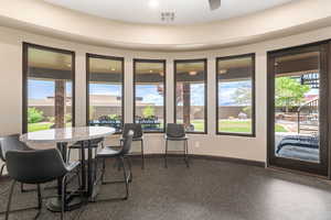 Dining room featuring baseboards