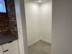 Interior space with baseboards