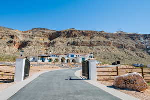View of mountain background