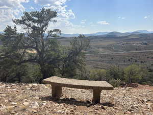 View of mountain background