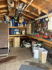 View of storage room