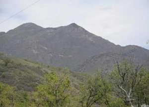 View of mountain background