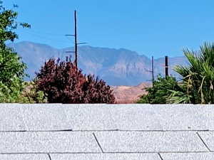 View of mountain backdrop