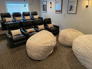 View of carpeted cinema