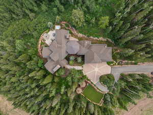 Aerial overview of property's location