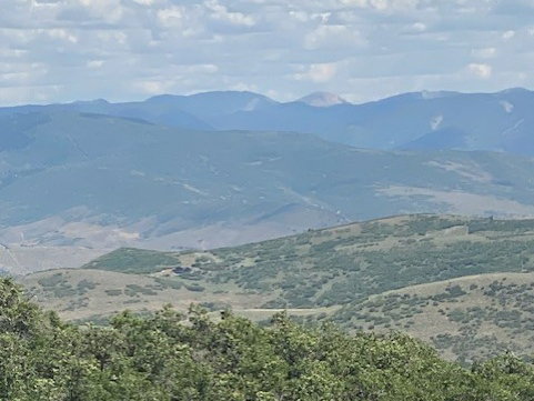 View of mountain background