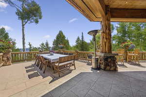 View of patio / terrace featuring outdoor dining area
