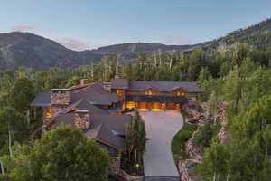 View of mountain backdrop