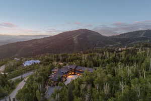 View of mountain backdrop