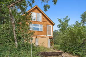 View of rustic home
