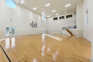 View of sport court featuring community basketball court