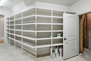 View of spacious closet