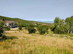 View of mountain backdrop