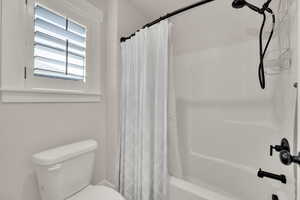 2nd Bathroom with shower / tub combo and toilet