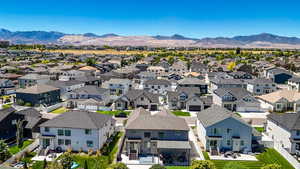 Aerial view of mountains