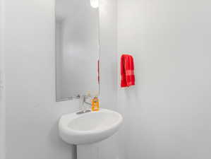 Bathroom with a sink