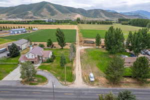 Private Access road looking south.