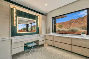 Bathroom with healthy amount of natural light