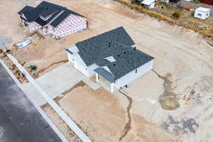 View from above of property