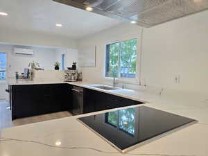 Kitchen with Quartz counter tops and WOLF appliances