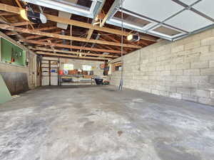 Garage with electric car charge hook up