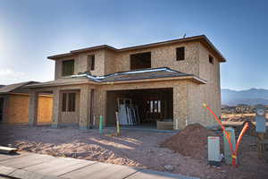 Rear view of house