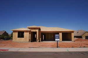 View of unfinished property