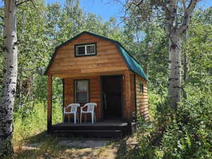 View of outbuilding