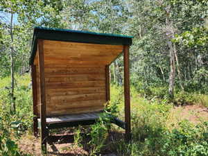 View of outdoor structure