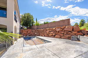 View of patio