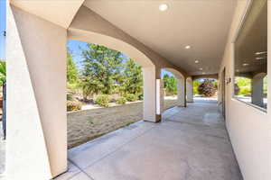 View of patio