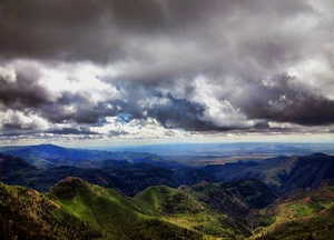 View of mountain backdrop