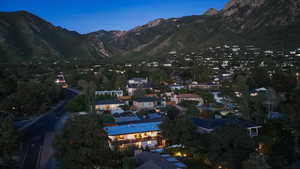 View of mountain background