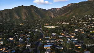 View of mountain backdrop
