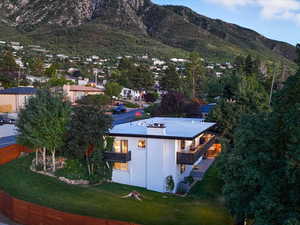 View of mountain backdrop