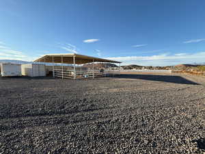 View of outdoor structure featuring an exterior structure