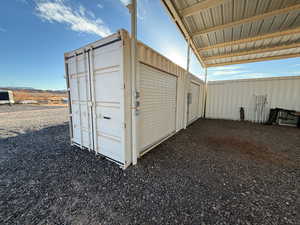 View of outbuilding