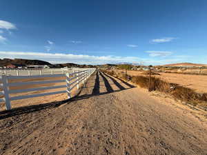 View of road featuring a view of countryside