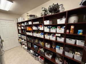 View of storage area