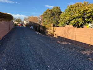View of asphalt road