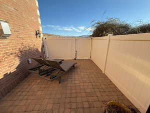 View of patio