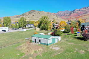 View of property with barn