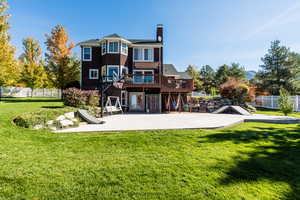 Rear view of property