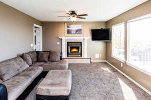 Family Room with Fireplace