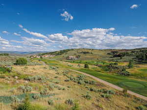 Mountain view featuring a golf club