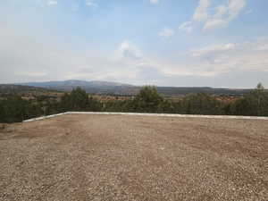 AMAZING VIEWS!! Nice flat spot with retaining wall!